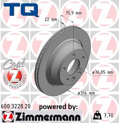 Brake Disc (TQ-BD1174)