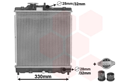 Radiator, engine cooling (TQ-25002121)