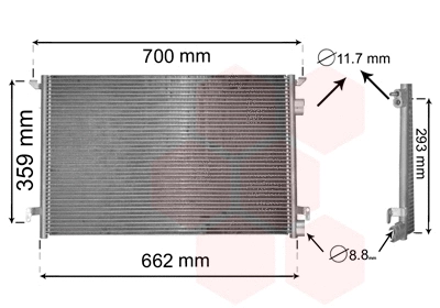 Condenser, air conditioning (TQ-37005397)
