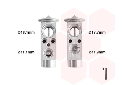 Expansion Valve, air conditioning (TQ-30001124)