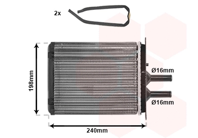 Heat Exchanger, interior heating (TQ-17006193)