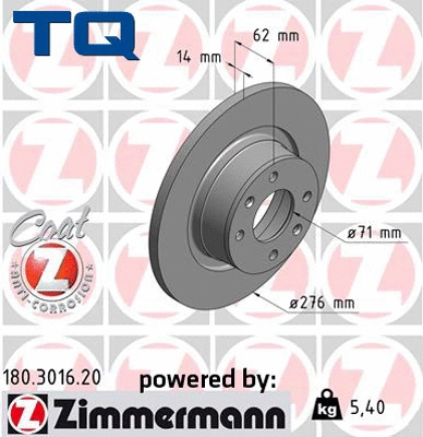 Brake Disc (TQ-BD0368)