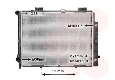 Radiator, engine cooling (TQ-30002190)