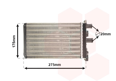 Heat Exchanger, interior heating (TQ-58006239)