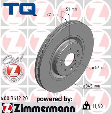 Brake Disc (TQ-BD0702)