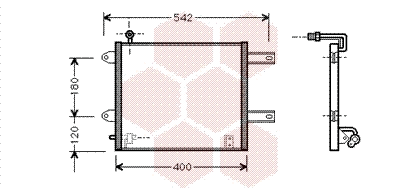 Condenser, air conditioning (TQ-58005177)