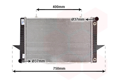 Radiator, engine cooling (TQ-59002092)