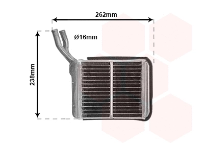 Heat Exchanger, interior heating (TQ-37006205)