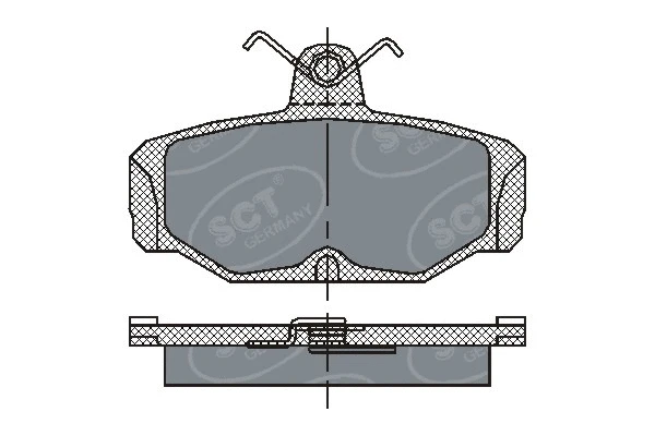 Brake Pad Set, disc brake (SP 161 PR)