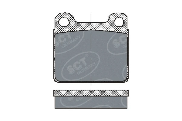 Brake Pad Set, disc brake (SP 126 PR)