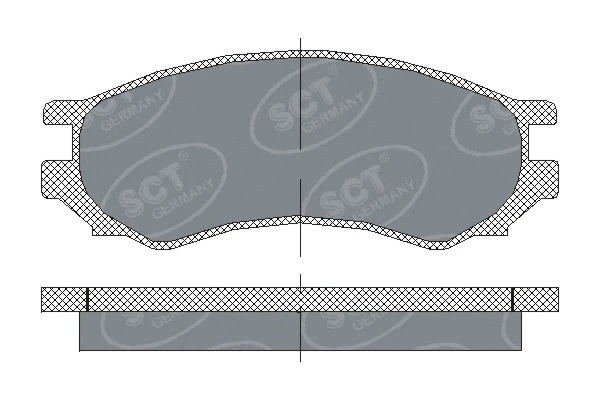 Brake Pad Set, disc brake (SP 156 PR)