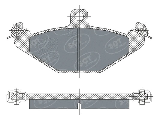 Brake Pad Set, disc brake (SP 298 PR)