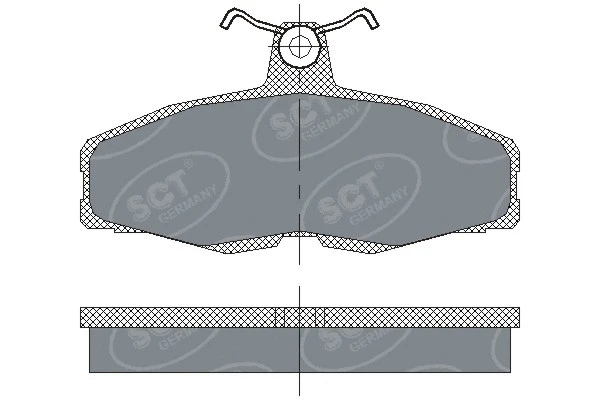Brake Pad Set, disc brake (SP 225 PR)