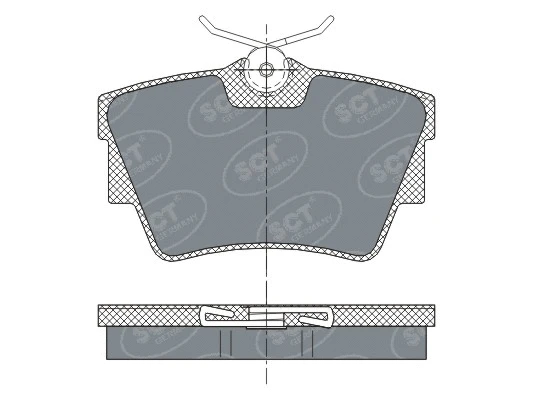 Brake Pad Set, disc brake (SP 289 PR)