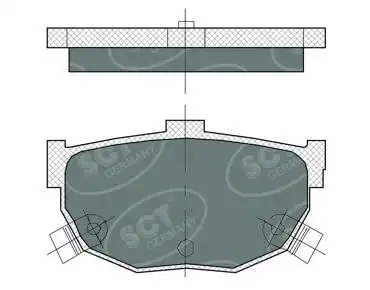 Brake Pad Set, disc brake (SP 386 PR)
