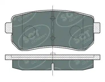 Brake Pad Set, disc brake (SP 380 PR)