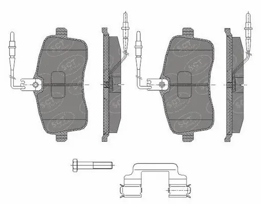 Brake Pad Set, disc brake (SP 429 PR)