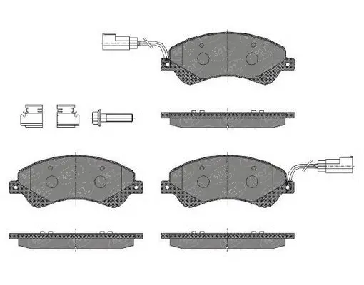 Brake Pad Set, disc brake (SP 436 PR)