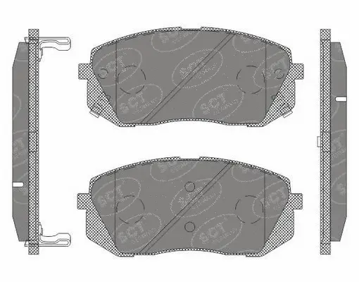 Brake Pad Set, disc brake (SP 650 PR)