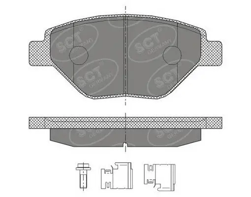 Brake Pad Set, disc brake (SP 428 PR)