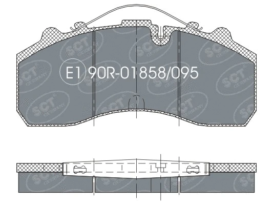 Brake Pad Set, disc brake (SP 305 PR)