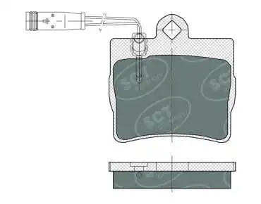 Brake Pad Set, disc brake (SP 389 PR)