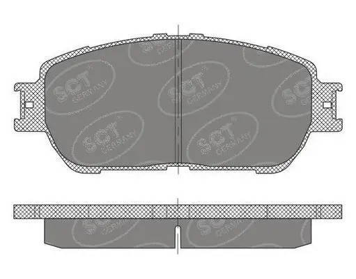 Brake Pad Set, disc brake (SP 474 PR)