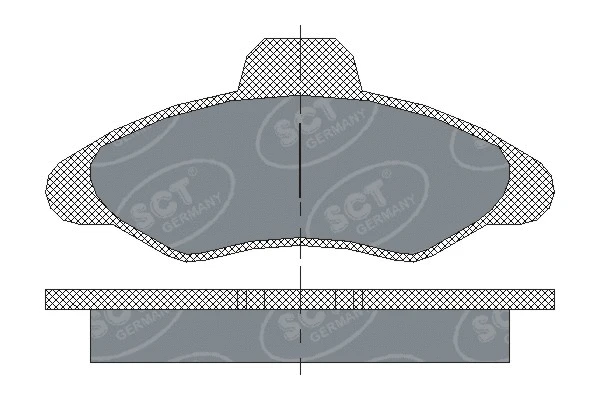 Brake Pad Set, disc brake (SP 188 PR)