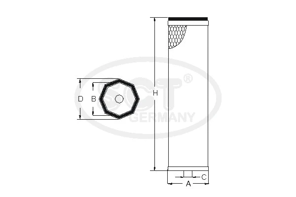 Secondary Air Filter (SW 3847)