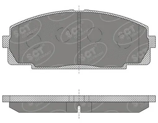 Brake Pad Set, disc brake (SP 618 PR)