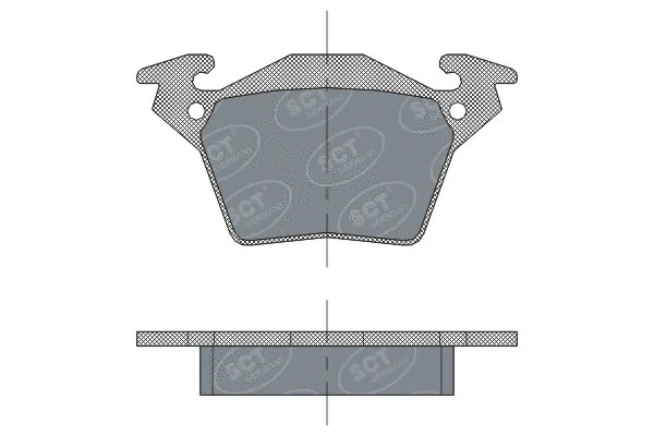Brake Pad Set, disc brake (SP 302 PR)