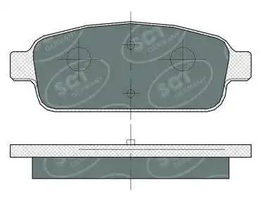 Brake Pad Set, disc brake (SP 360 PR)