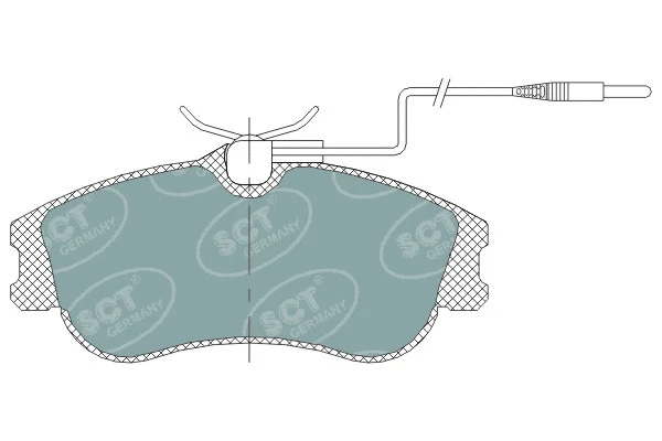 Brake Pad Set, disc brake (SP 313 PR)