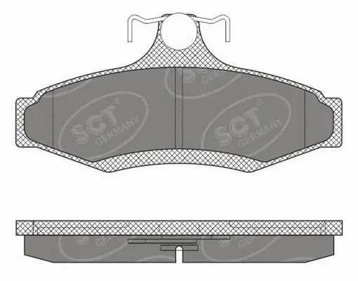 Brake Pad Set, disc brake (SP 653 PR)