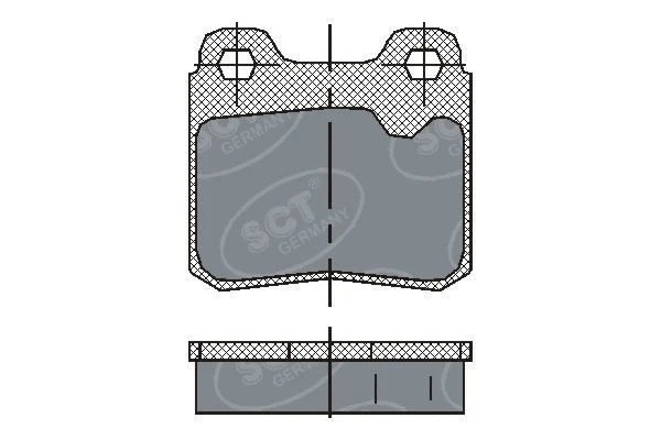 Brake Pad Set, disc brake (SP 193 PR)