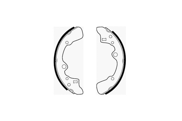 Brake Shoe Set, parking brake (SS 509)