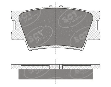 Brake Pad Set, disc brake (SP 336 PR)