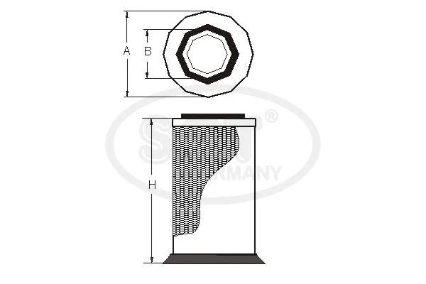 Secondary Air Filter (SW 3848)