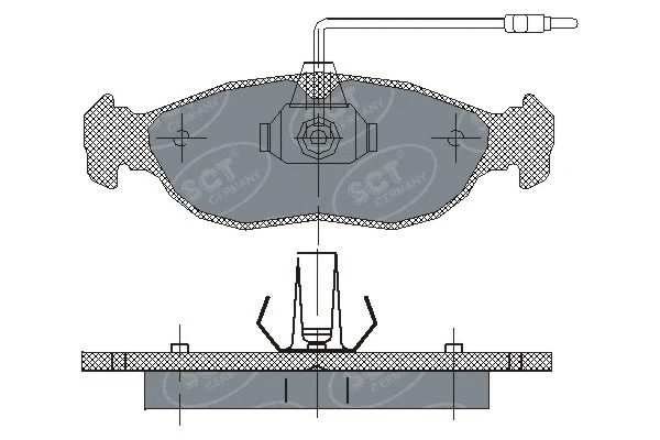 Brake Pad Set, disc brake (SP 214 PR)