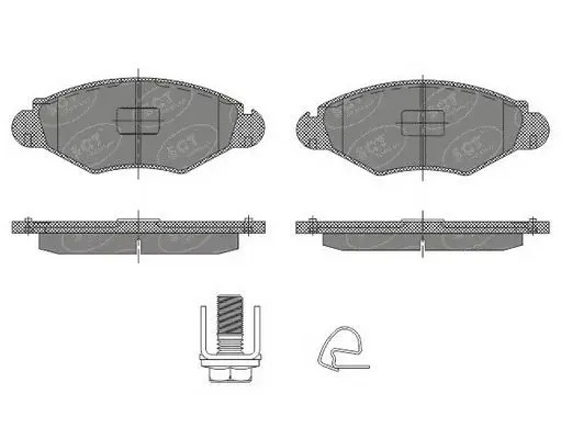 Brake Pad Set, disc brake (SP 489 PR)