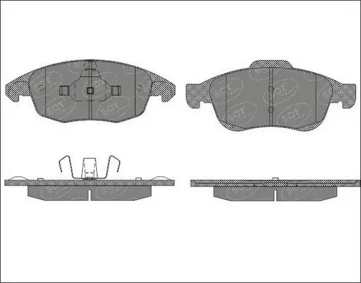 Brake Pad Set, disc brake (SP 497 PR)