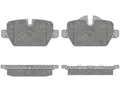 Brake Pad Set, disc brake (SP 643 PR)