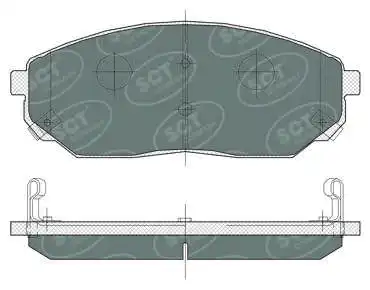 Brake Pad Set, disc brake (SP 371 PR)