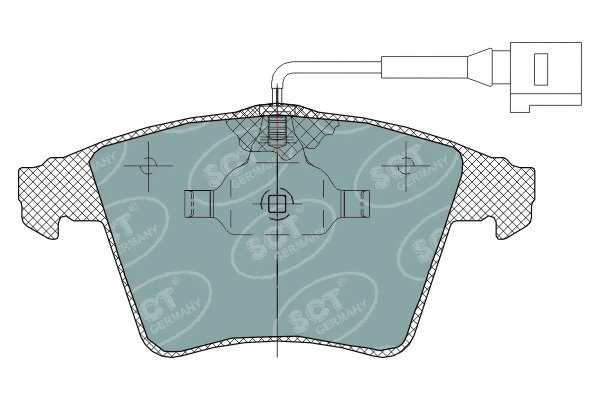 Brake Pad Set, disc brake (SP 311 PR)