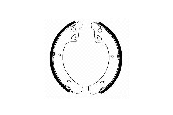 Brake Shoe Set, parking brake (SS 501)