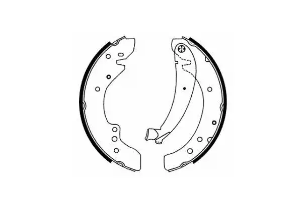 Brake Shoe Set, parking brake (SS 536)