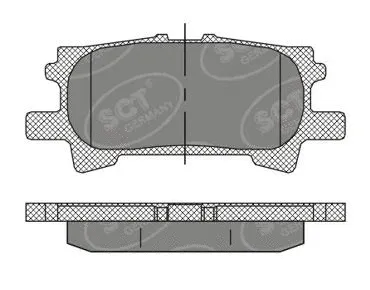 Brake Pad Set, disc brake (SP 394 PR)