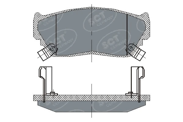 Brake Pad Set, disc brake (SP 135 PR)