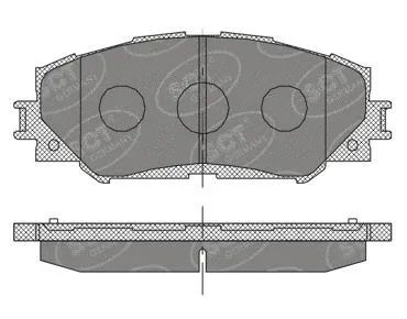 Brake Pad Set, disc brake (SP 377 PR)