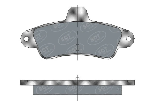 Brake Pad Set, disc brake (SP 304 PR)